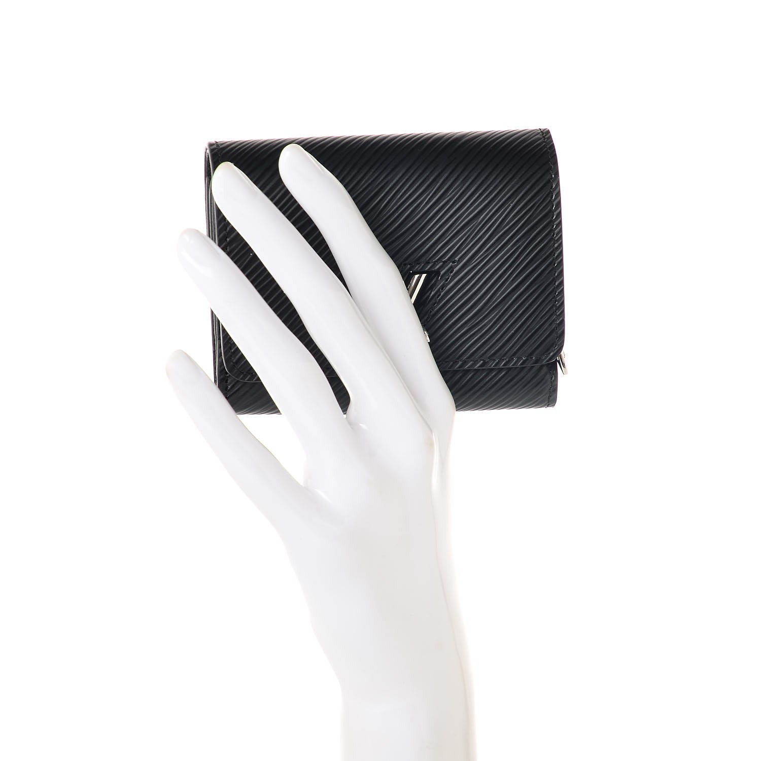 Louis Vuitton Epi Twist XS Wallet Black 2 of 7