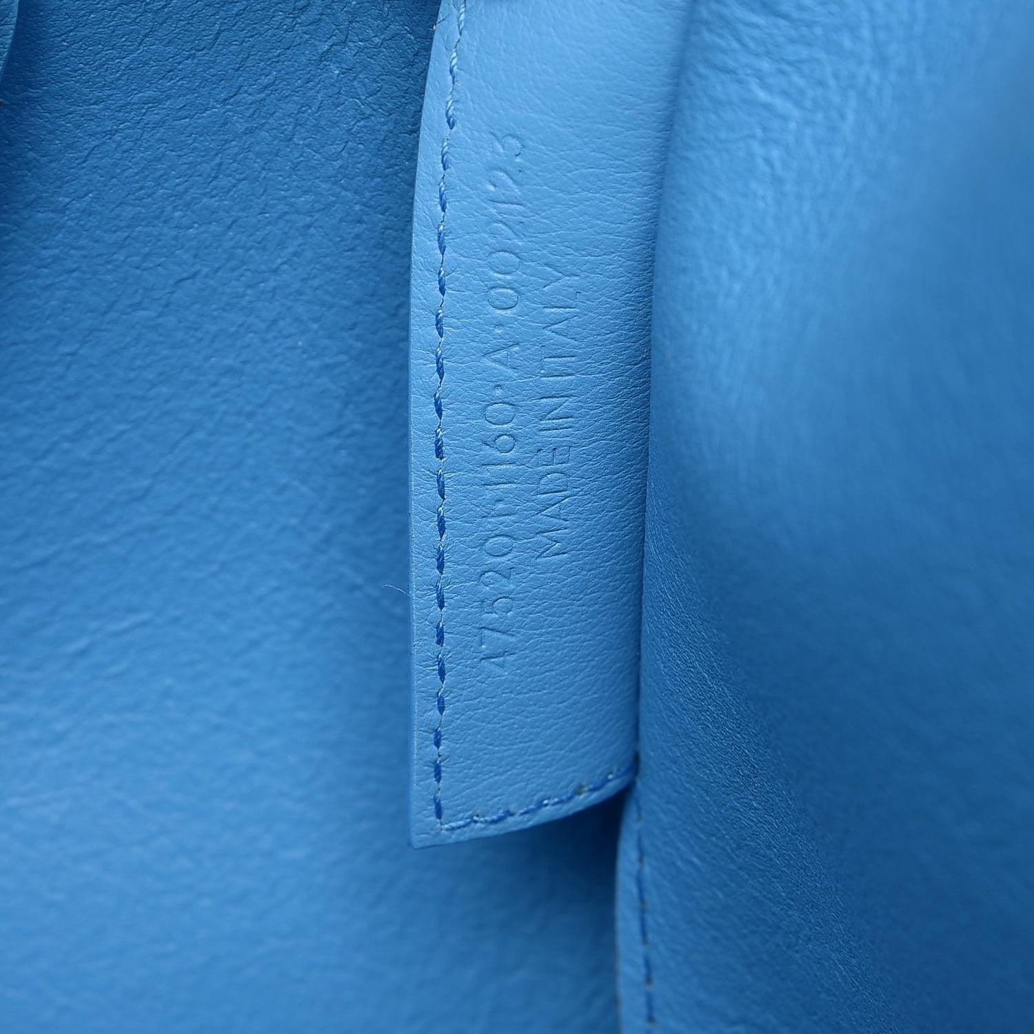 Balenciaga Veau Baltimore Double Sided Medium Everyday Tote Gris Fossile Bleu Turquoise 7 of 9