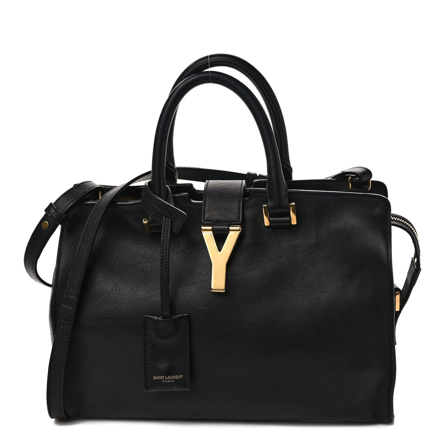 Calfskin Small Classic Y Cabas Black