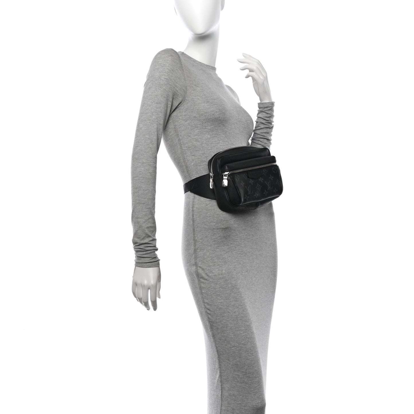 Taiga Monogram Eclipse Outdoor Bum Bag Black