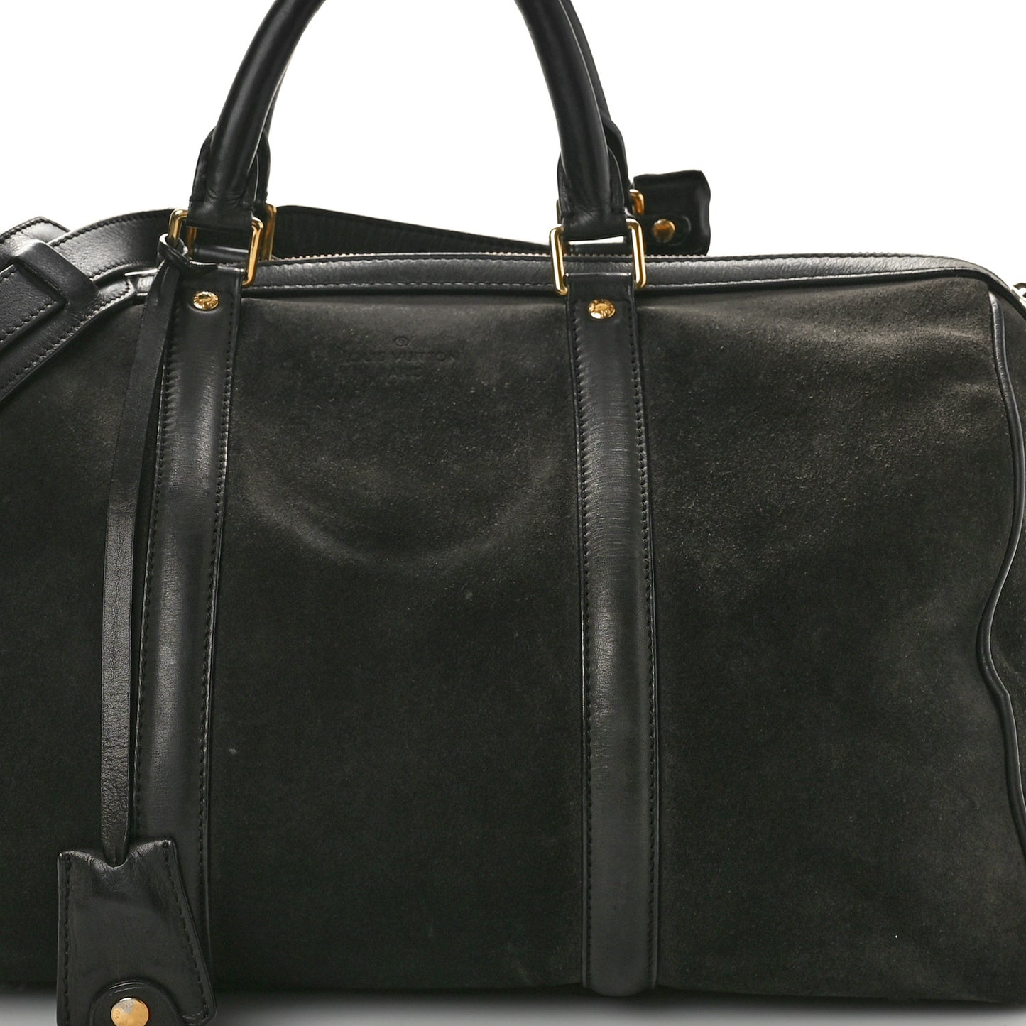 Suede Calfskin SC Bag MM Asphalt