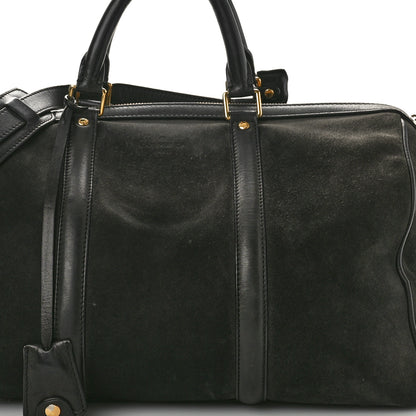 Louis Vuitton Suede Calfskin SC Bag MM Asphalt 7 of 11