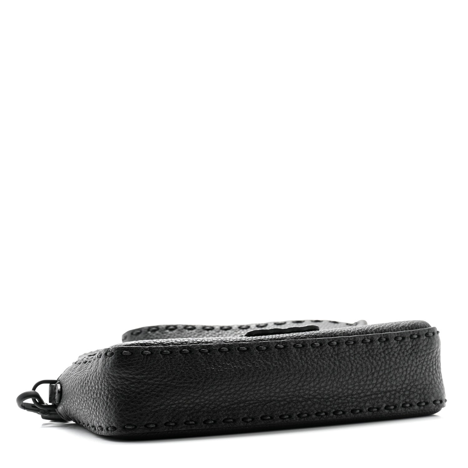 Fendi Cuoio Romano Selleria Baguette Black 4 of 11