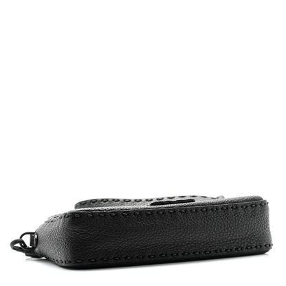 Fendi Cuoio Romano Selleria Baguette Black 4 of 11