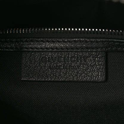 Givenchy Sugar Goatskin Striped Small Antigona Black Red 6 of 7