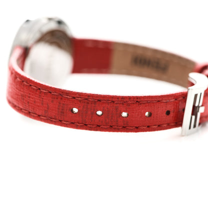 Fendi Stainless Steel Calfskin 28mm My Way Quartz Watch Red 6 of 8