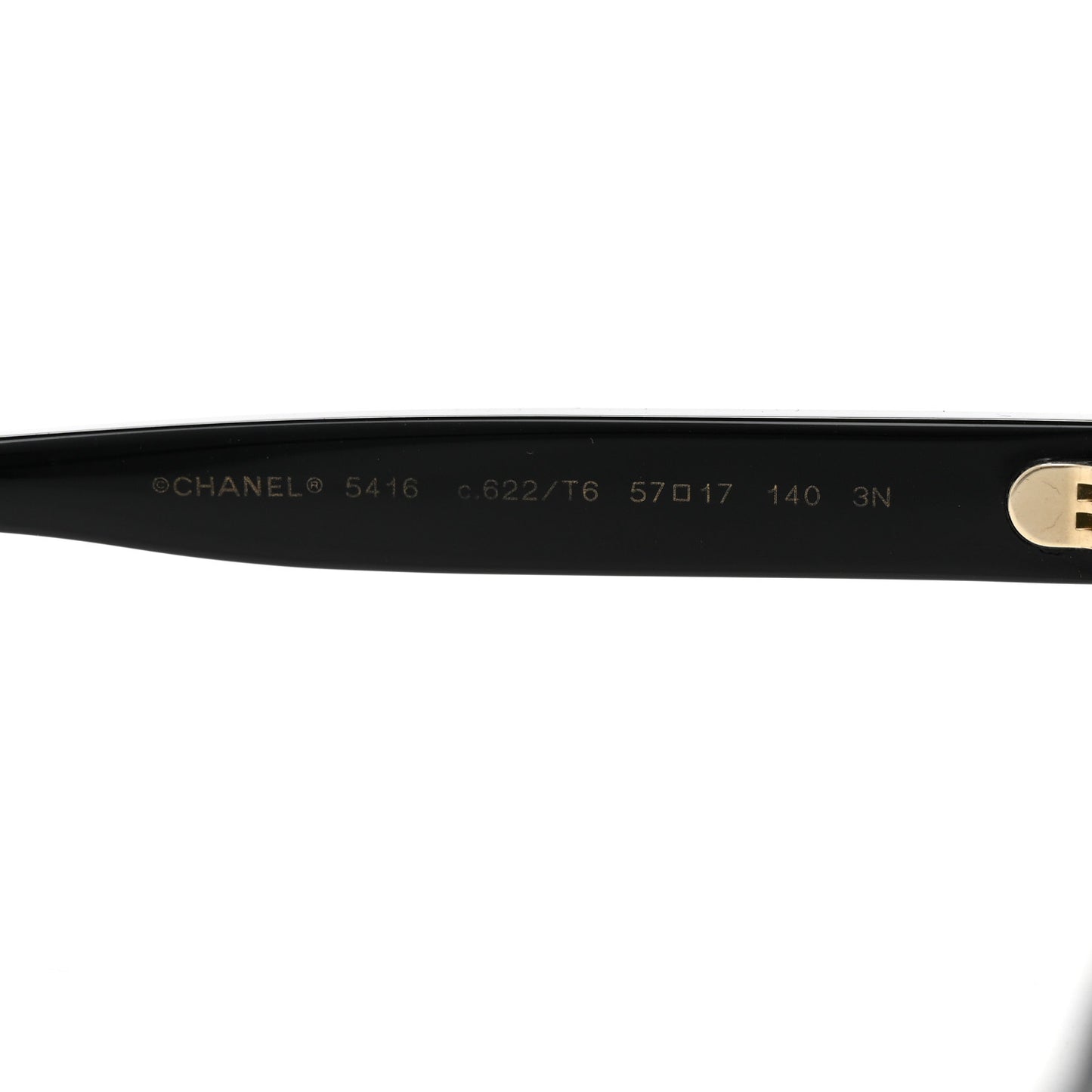 Acetate Oval Sunglasses 5416 Black Beige