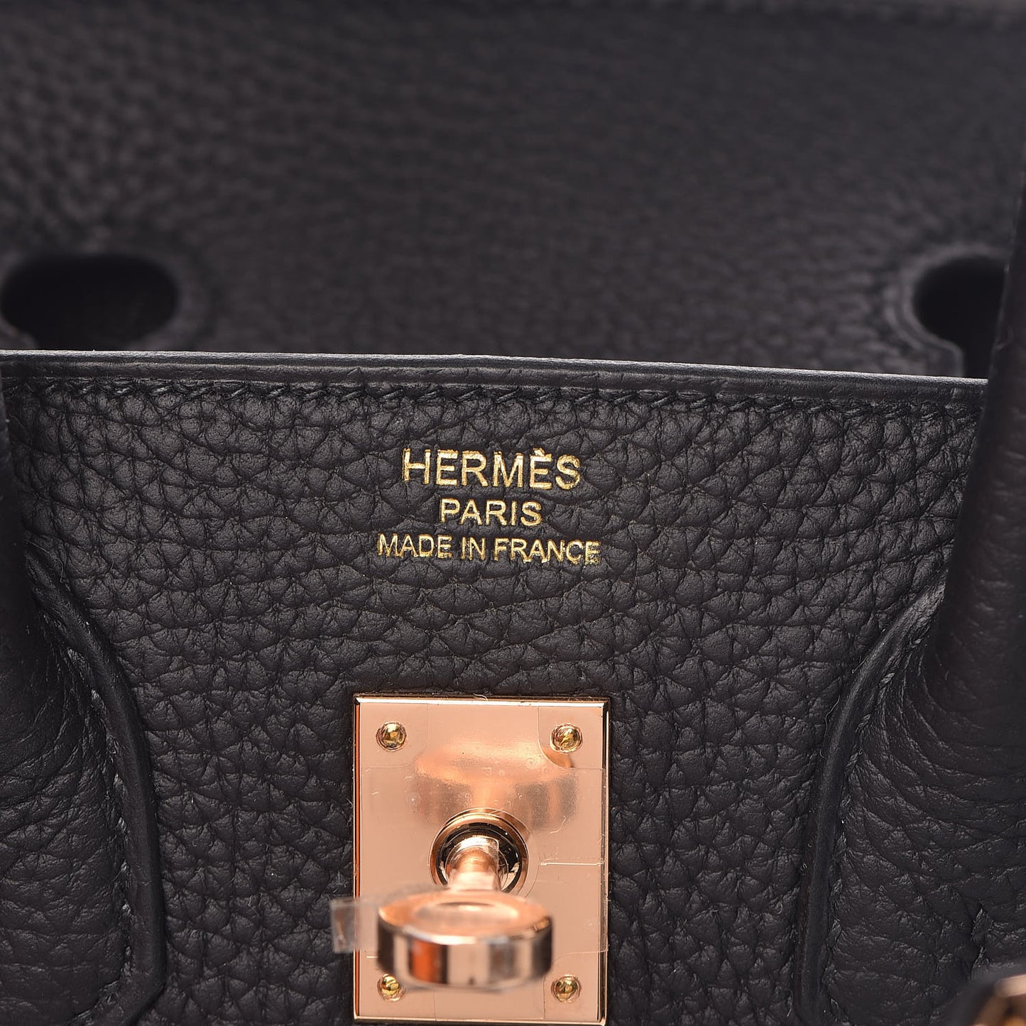Togo Birkin 25 Black