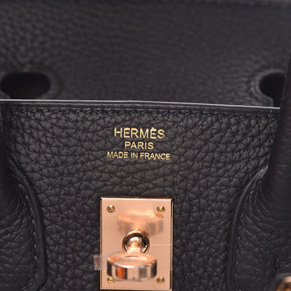 Hermes Togo Birkin 25 Black 25 of 37