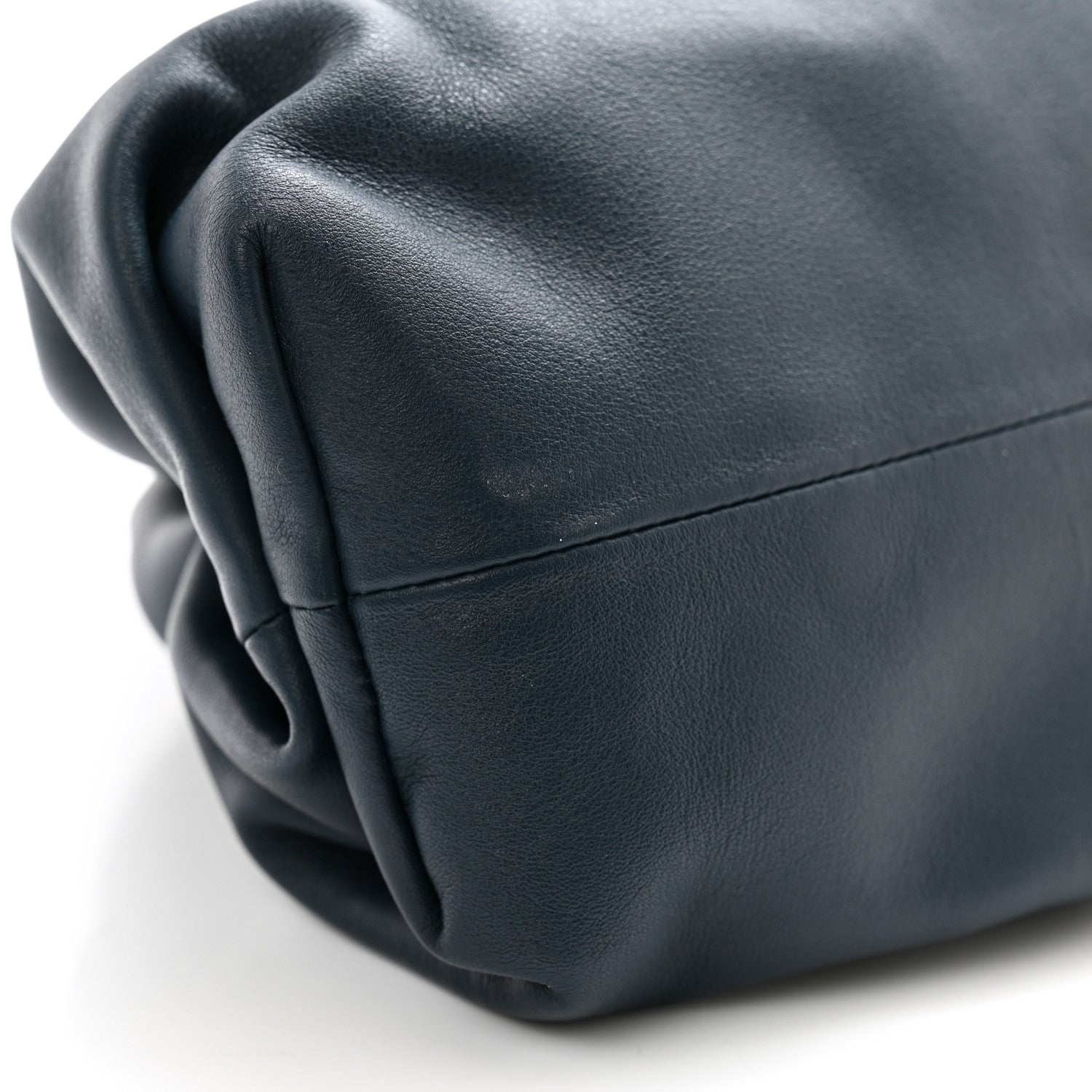 Bottega Veneta Smooth Butter Calf The Pouch Oversized Clutch Deep Blue 9 of 9