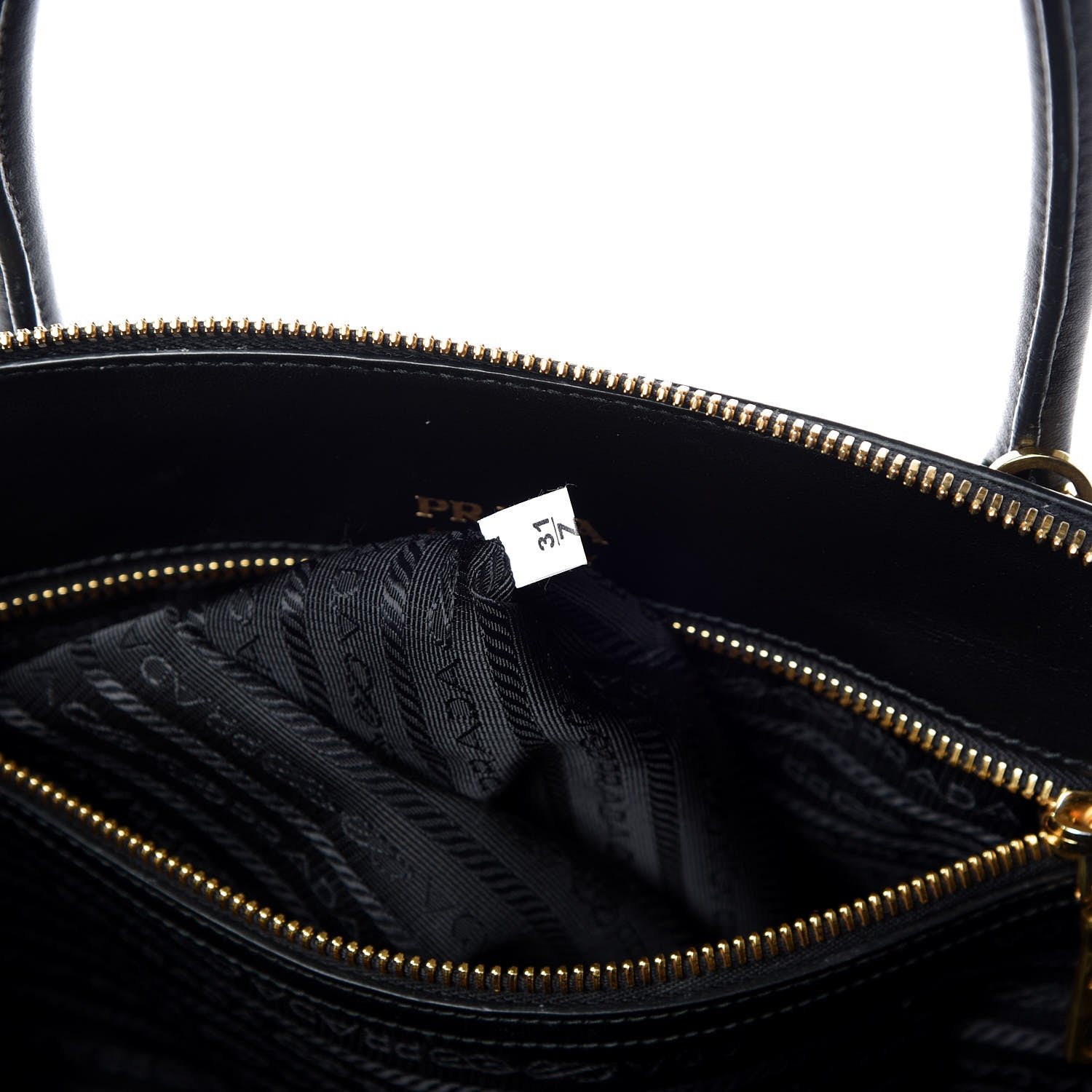 Prada City Calfskin Mirage Promenade Tote Black 10 of 10
