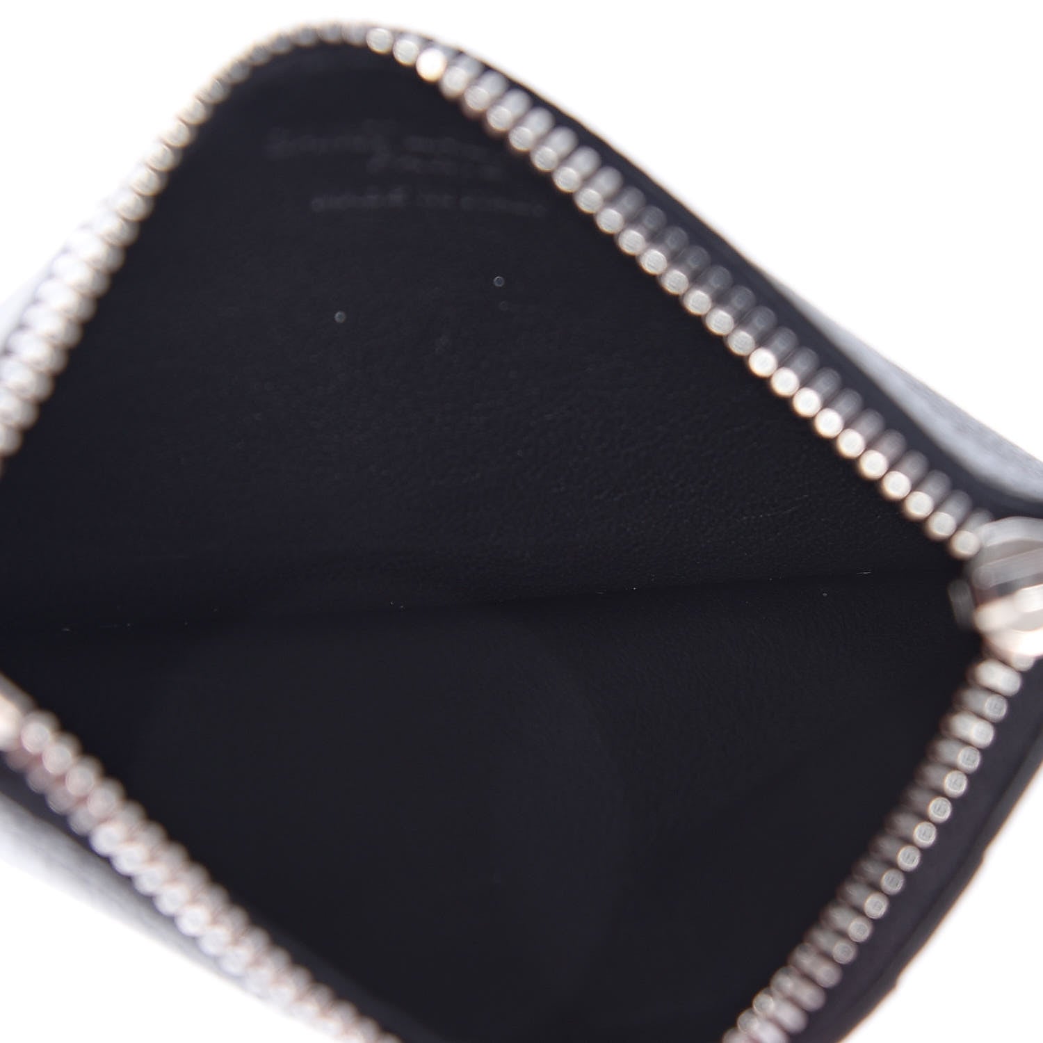 Saint Laurent Grained Calfskin 5 Fragments Zip Pouch Card Holder Black 5 of 8