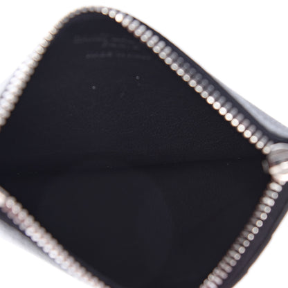 Saint Laurent Grained Calfskin 5 Fragments Zip Pouch Card Holder Black 5 of 8