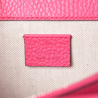 Gucci Pebbled Calfskin Embellished Guccify Small Dionysus Shoulder Bag Rosa 6 of 11