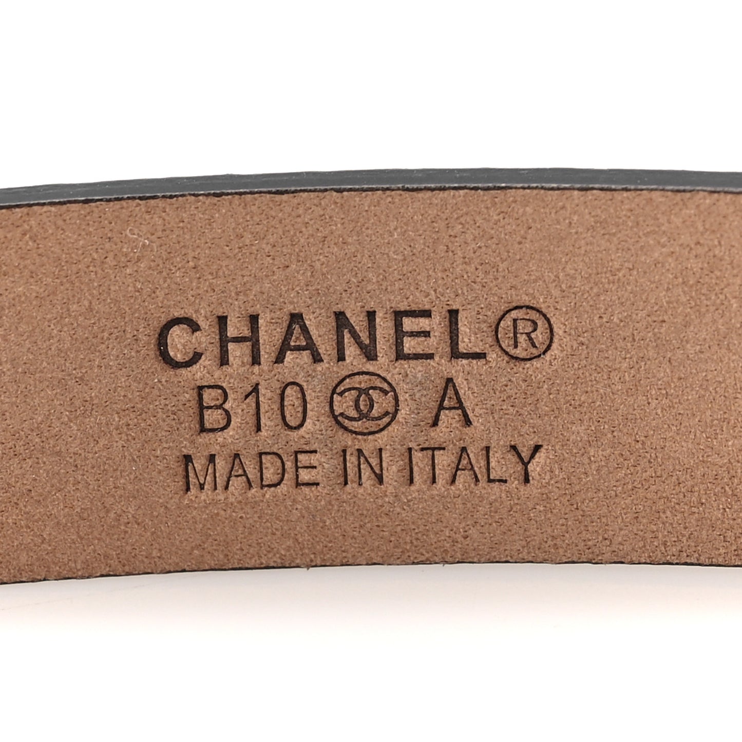 Calfskin Lizard Embossed Reissue Belt 95 38 Black