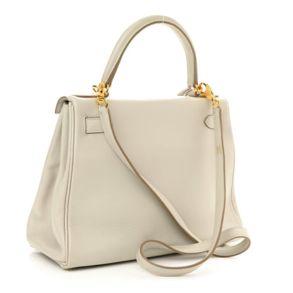 Hermes Evercolor Kelly Retourne 28 Gris Perle 3 of 11