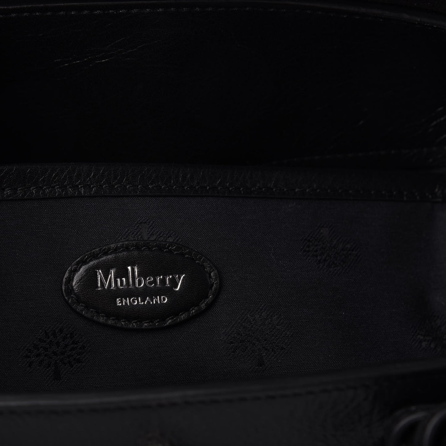 Natural Vegetable Tanned Small Bayswater Black