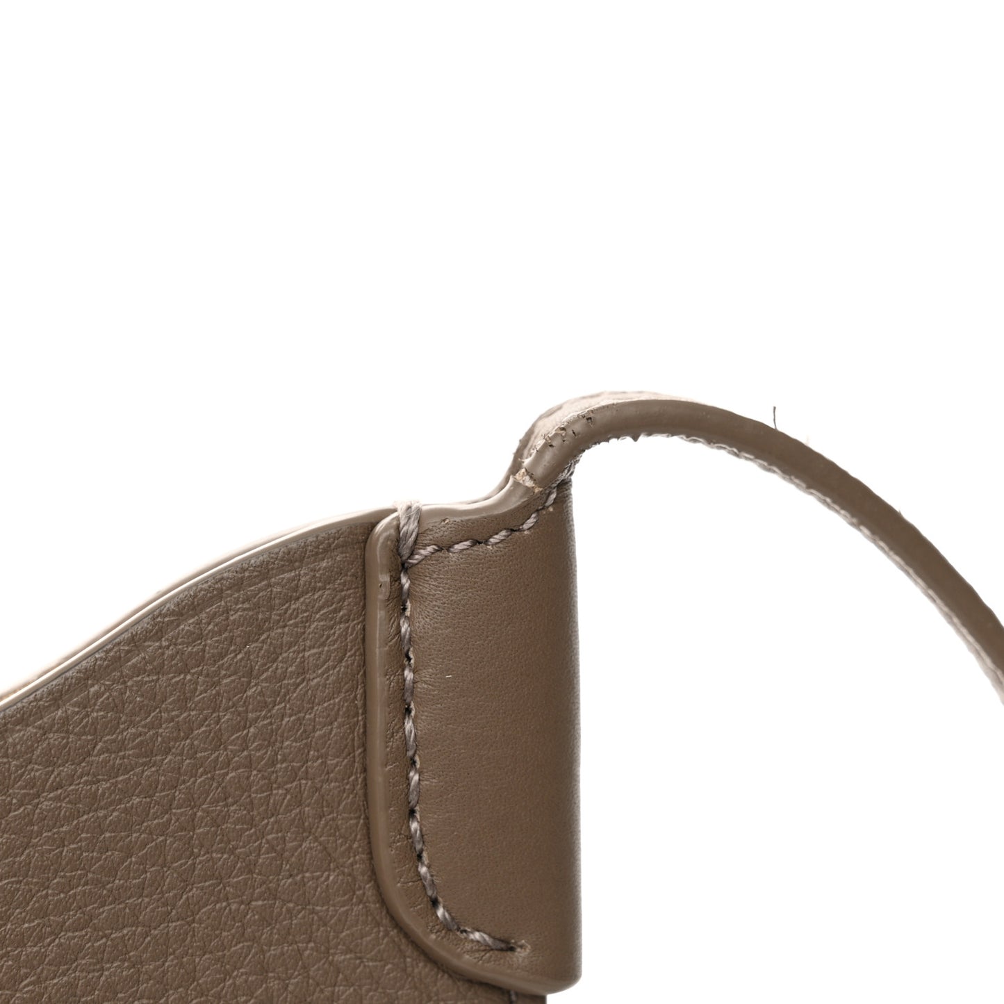 Grained Calfskin Bale Phone Case Warm Mastic