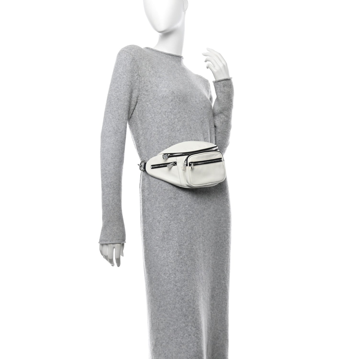 Alexander Wang Lambskin Attica Belt Bag White 2 of 9