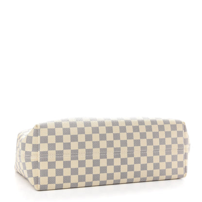 Louis Vuitton Damier Azur Graceful MM Rose Ballerine 4 of 9