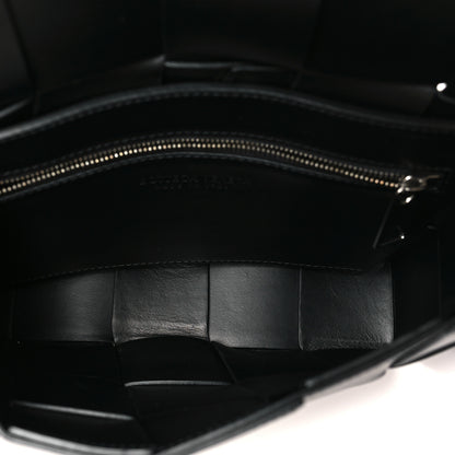Bottega Veneta Lambskin Maxi Intreccio Speed Cassette Crossbody Bag Black 5 of 9