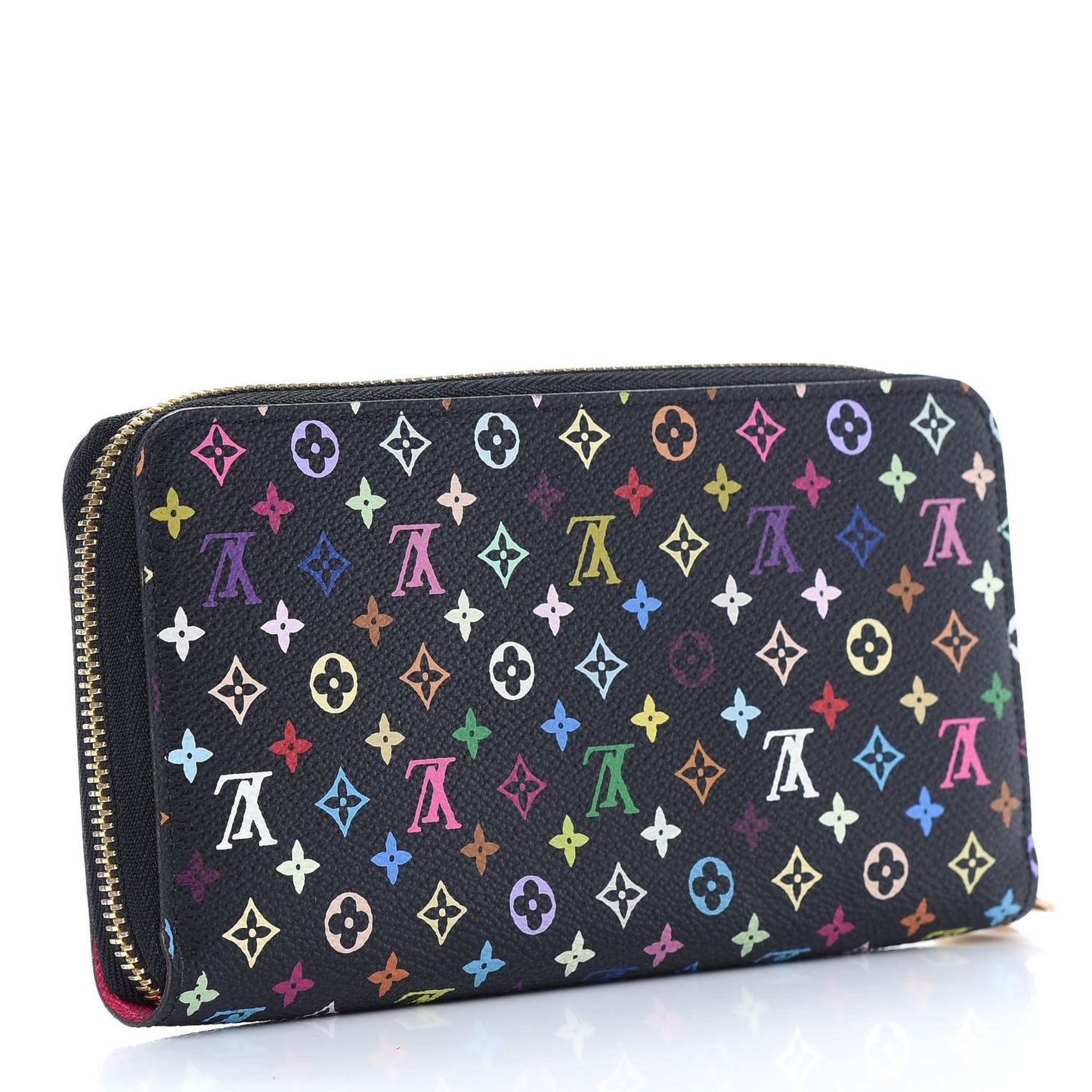 Monogram Multicolor Zippy Wallet Black Grenade