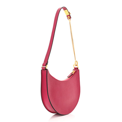 Valentino Garavani Grainy Calfskin Mini Vlogo Hobo Bag Blossom 2 of 11