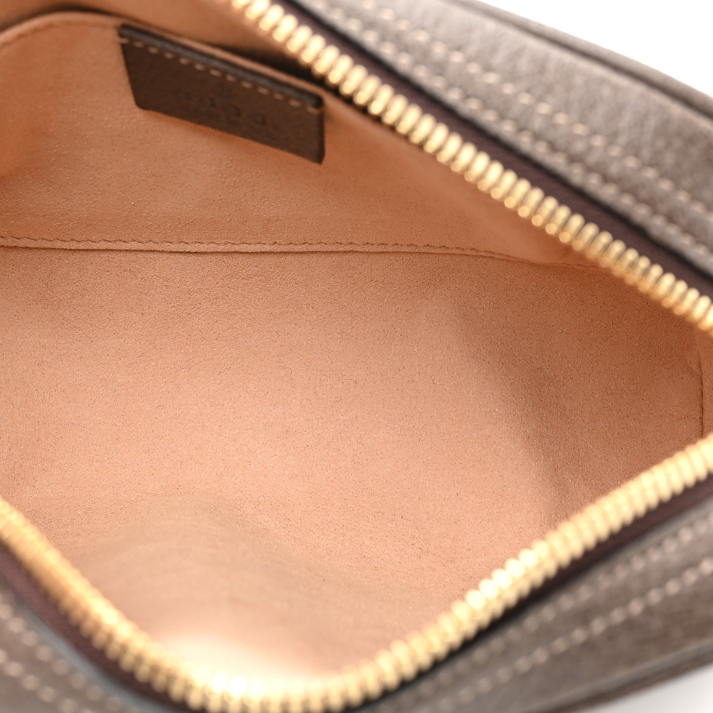 GG Supreme Monogram Web Small Ophidia Belt Bag 75 30 Dark Brown