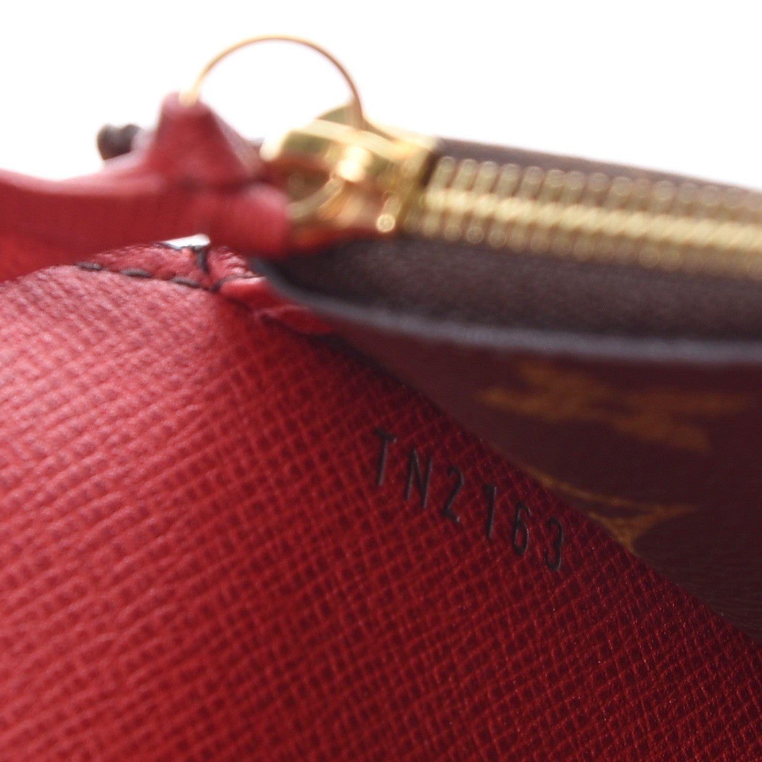 Louis Vuitton Monogram Josephine Wallet Red 7 of 9