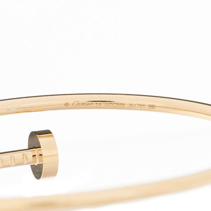 Cartier 18K Yellow Gold Small Juste Un Clou Bracelet 16 3 of 4