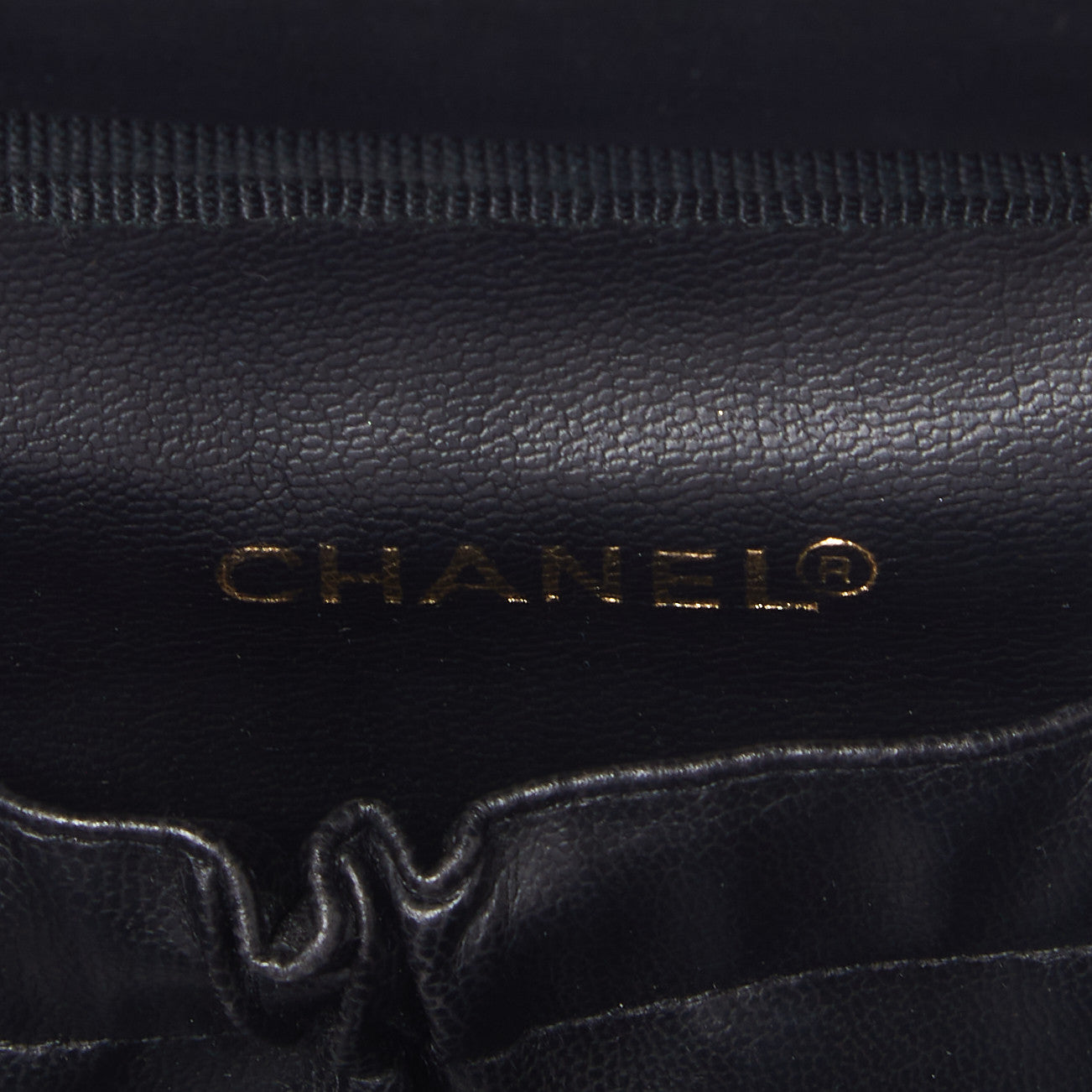 Chanel Caviar Vanity Cosmetic Case Black 8 of 9