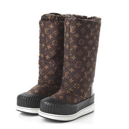 Louis Vuitton Monogram Polar Flat High Boots 37 3 of 8