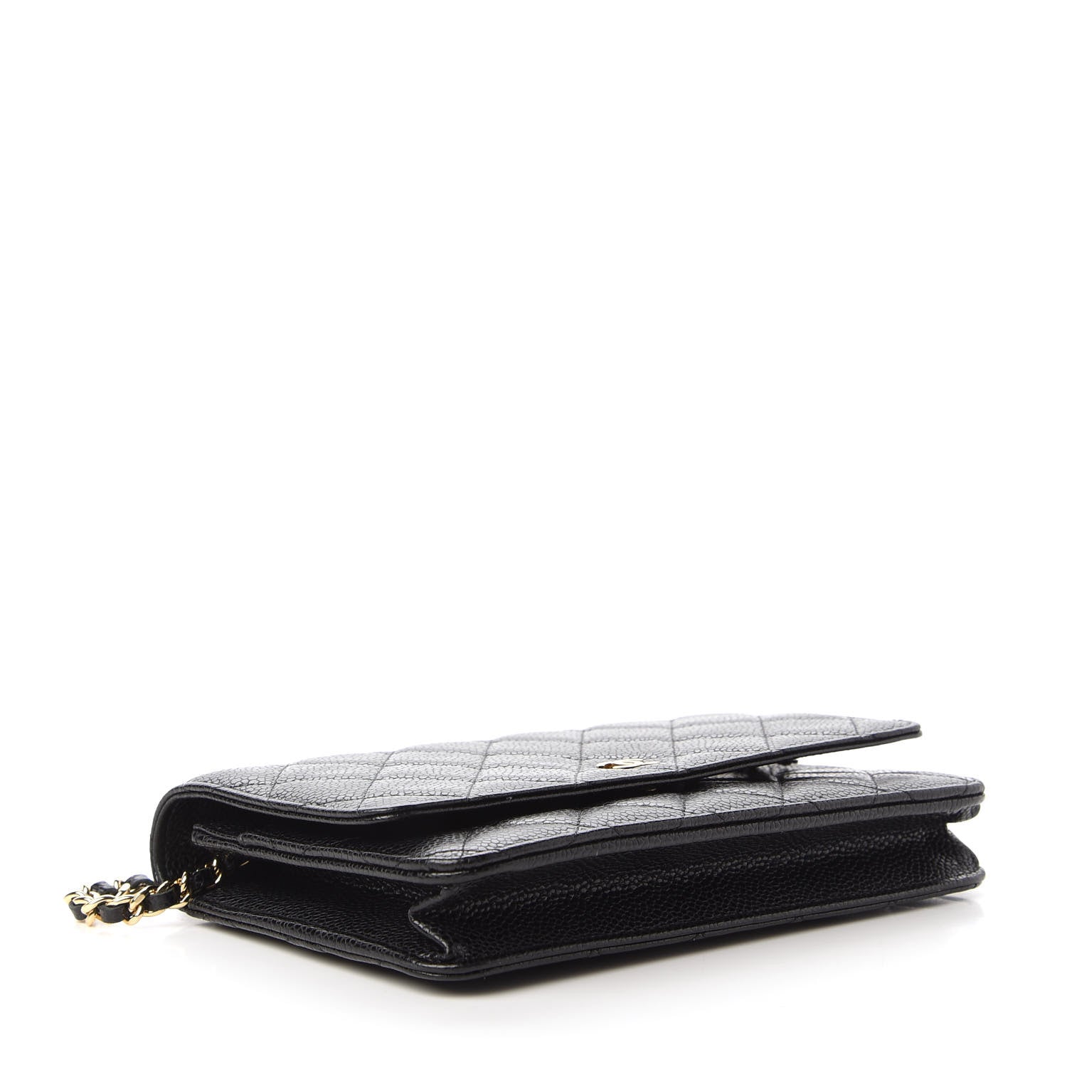 Chanel Caviar Quilted Wallet On Chain WOC Black 4 of 12