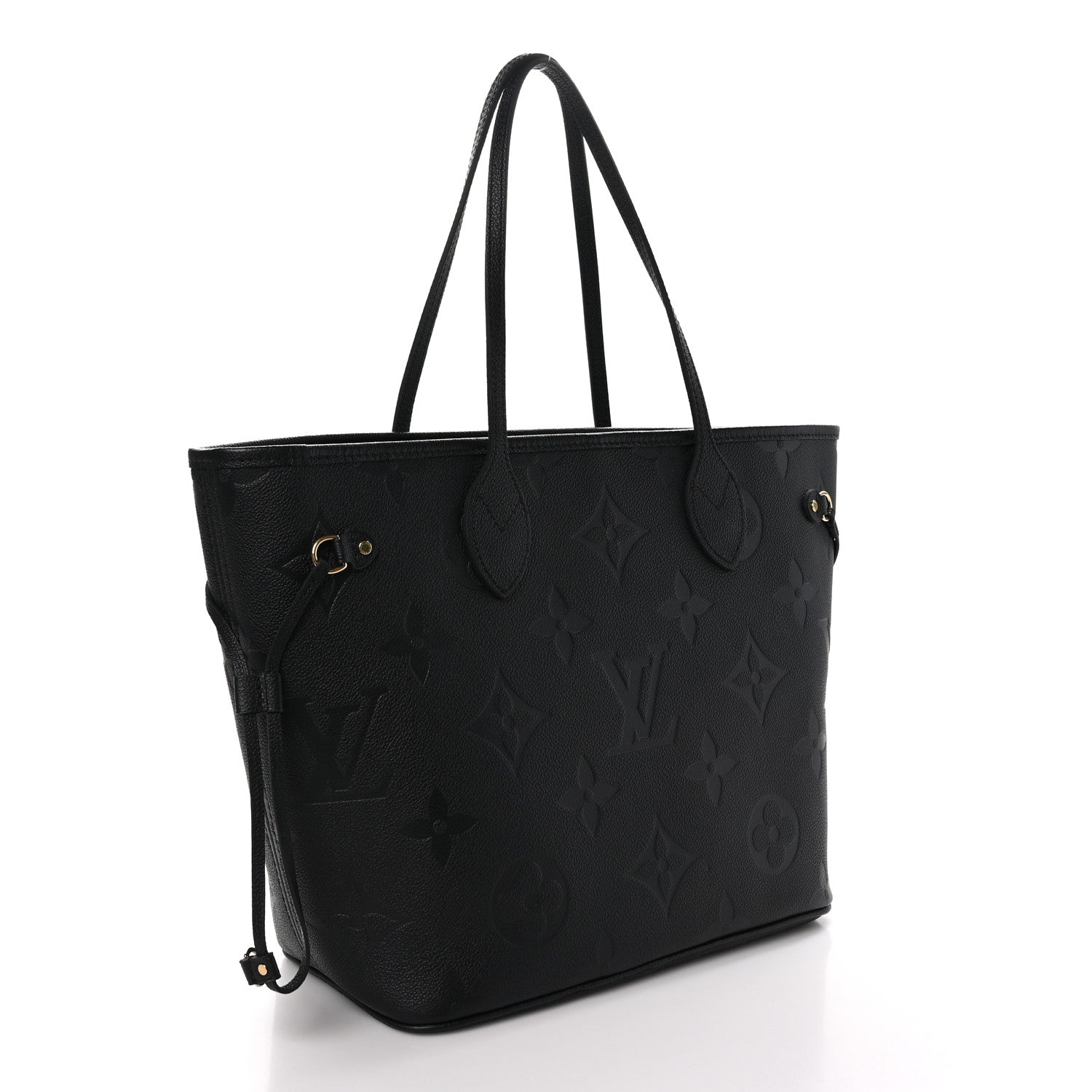 Louis Vuitton Empreinte Monogram Giant Neverfull MM Black 4 of 10