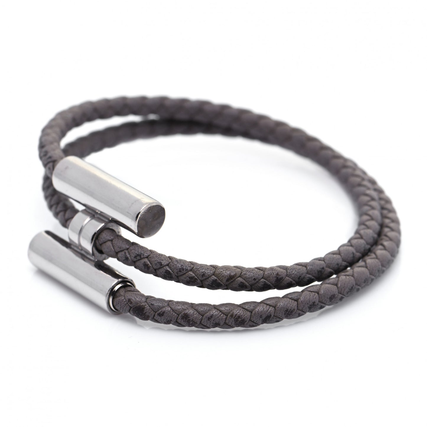 Swift Double Wrap Cord Tournis Tresse Bracelet T5 Etain