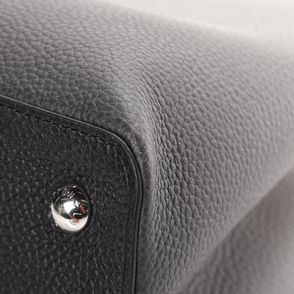 Louis Vuitton Taurillon Capucines MM Cloudy Black 12 of 13