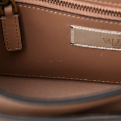 Valentino Garavani Grained Calfskin Tribal B-Rockstud Rolling Shoulder Bag Soft Noisette 9 of 11
