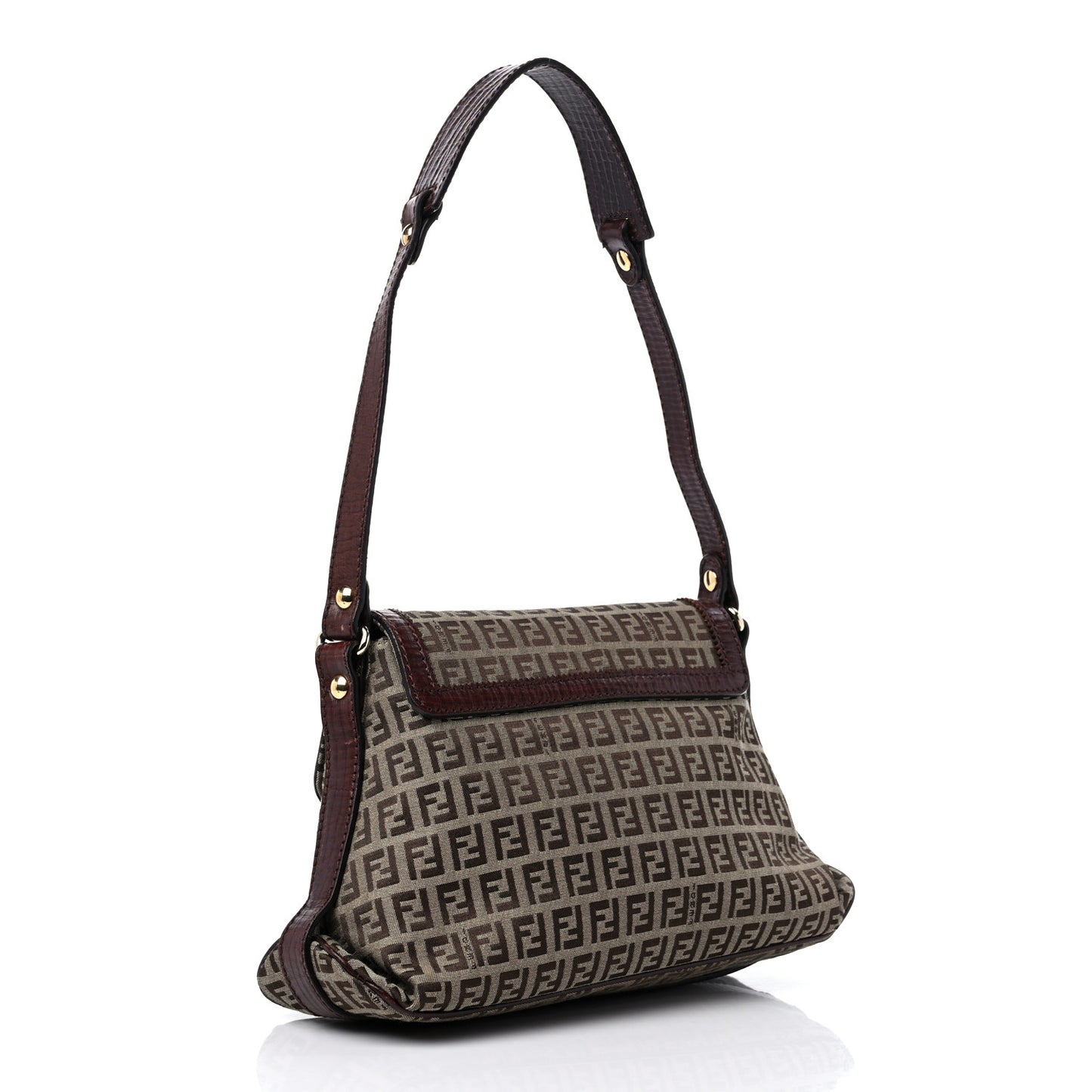 Zucchino Logo Shoulder Bag Tobacco