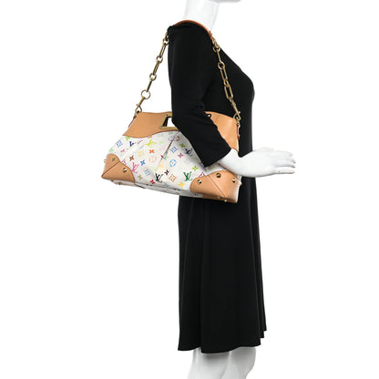 Louis Vuitton Monogram Multicolor Judy MM White 2 of 10