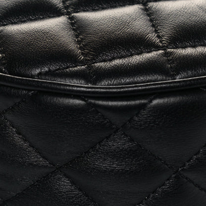Versace Nappa Quilted Medusa Round Camera Bag Black 9 of 12