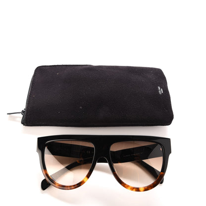 Celine Shadow Sunglasses CL 41026/S Black Havana 7 of 7