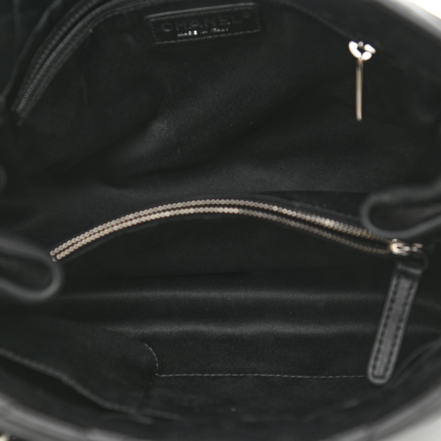 Chanel Lambskin Quilted Small Coco Loop Tote Black 4 of 11