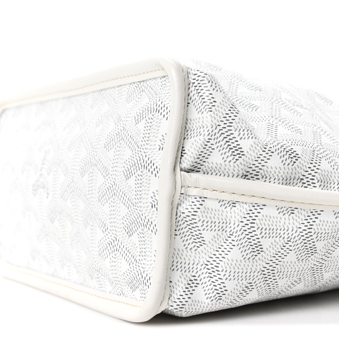 Goyardine Reversible Mini Anjou White