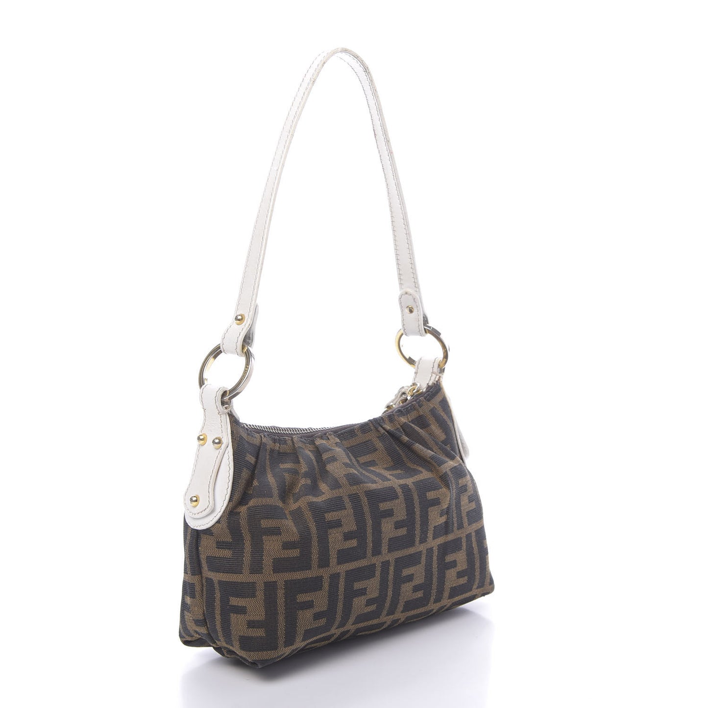 Zucca Mini Shoulder Bag Tobacco White