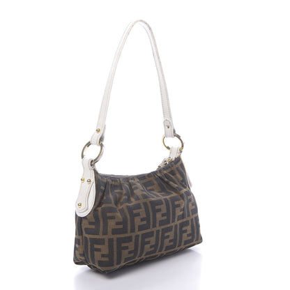 Fendi Zucca Mini Shoulder Bag Tobacco White 4 of 16