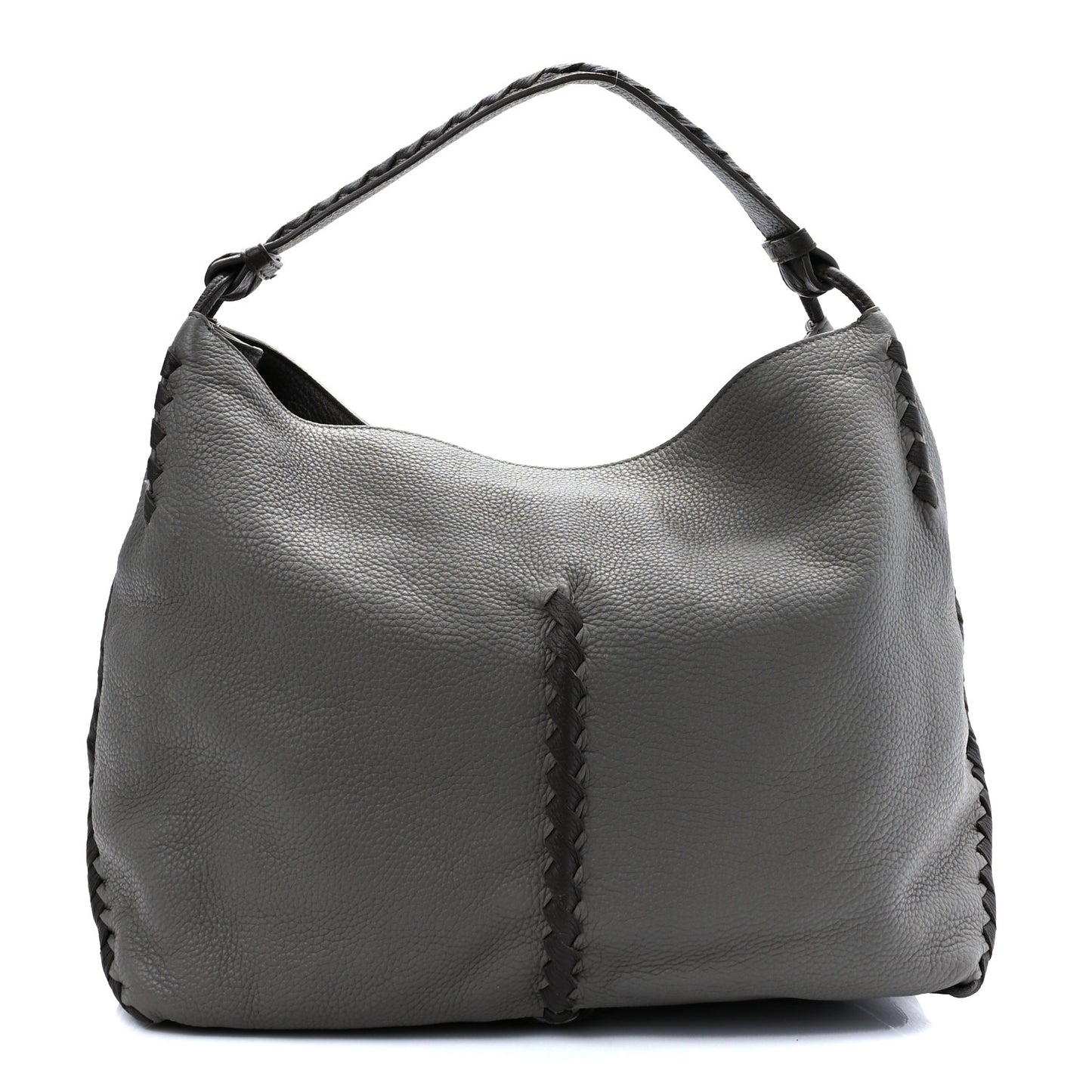 Cervo Lavato Deerskin Hobo Dark Cement New Steel