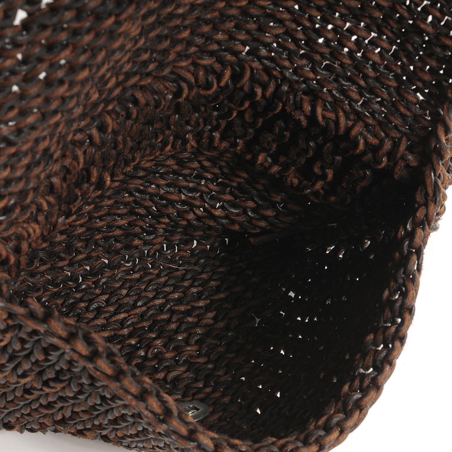 Chanel Knitted Leather Waist Belt Bag Brown 5 of 7