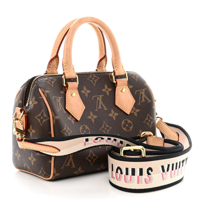 Louis Vuitton Monogram Speedy Bandouliere 20 Black 3 of 11