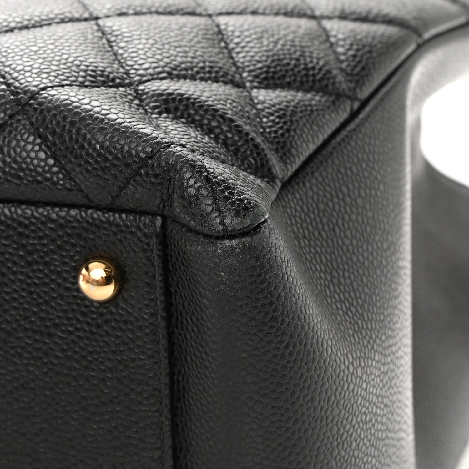 Chanel Caviar Quilted XL Grand Shopping Tote GST Black 11 of 14