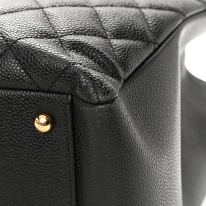 Chanel Caviar Quilted XL Grand Shopping Tote GST Black 11 of 14